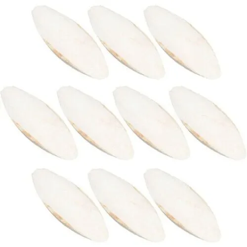 10 db-os tintahalcsont készlet madaraknak, AMRINUGL, természetes tintahalcsont, kalcium, 10x2 cm, fehér