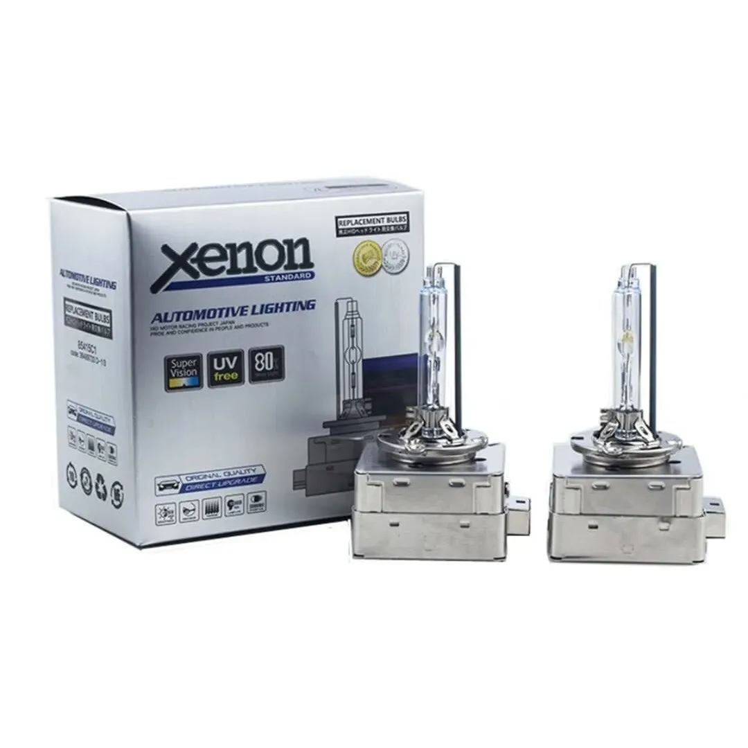 2 db D1S AutoREY Premium xenon izzós készlet, Quick StartT fém talp Cool WHITE fény 6000k Bixenon, Távolsági fény, Tompított fény