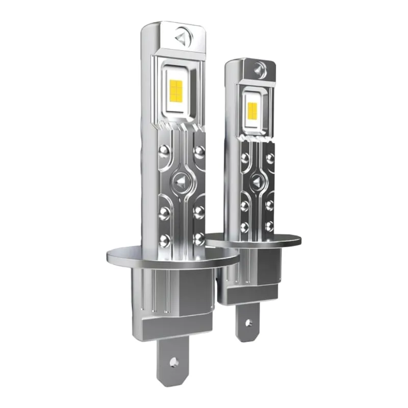2 db LED-es izzókészlet H1, 55W, AutoREY Super CSP hideg-fehér fény 6000K, 16.000 Lumen, Kábel nélkül