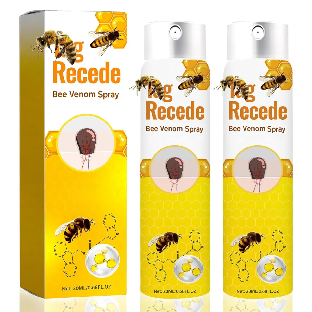 2 db méhméreg spray-s készlet, minden bőrtípusra, 20 ml