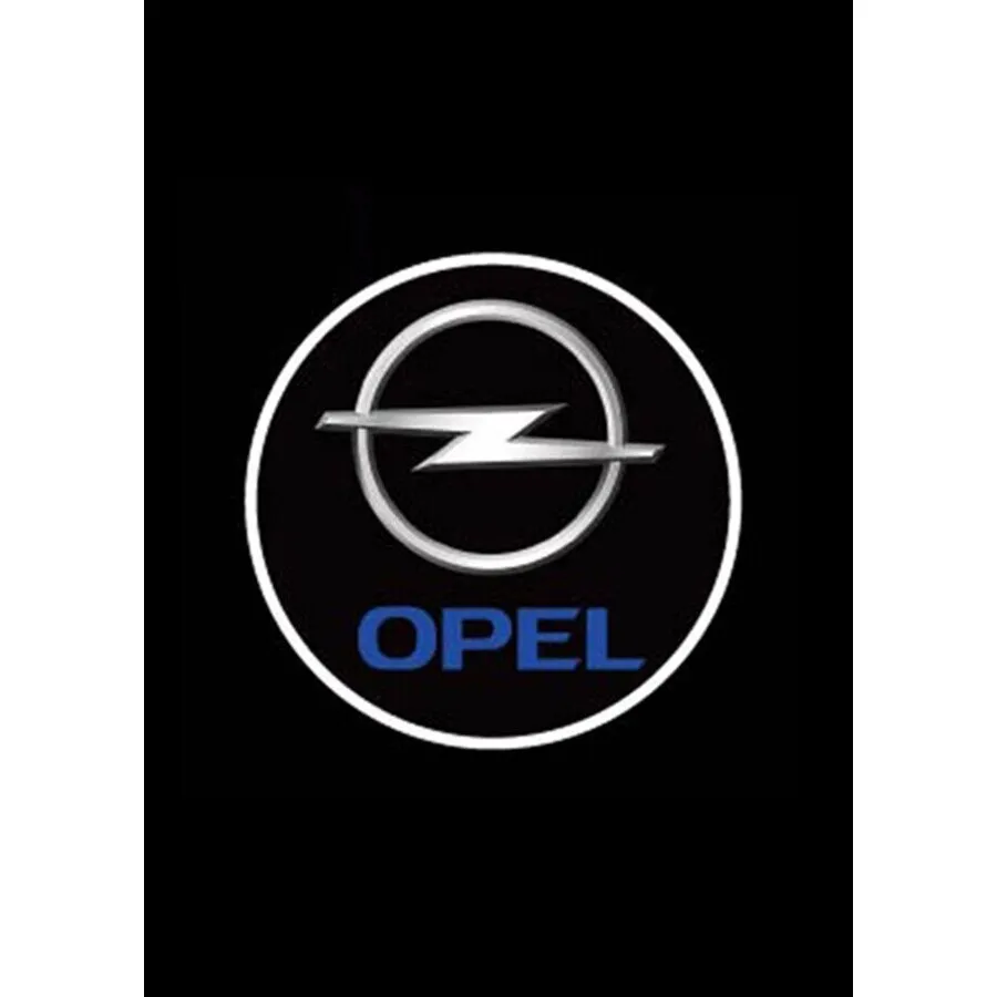 2 db THK LED hologram készlet, Opel logó az autóajtókhoz, intelligens kapcsoló érzékelővel, HD vetítés