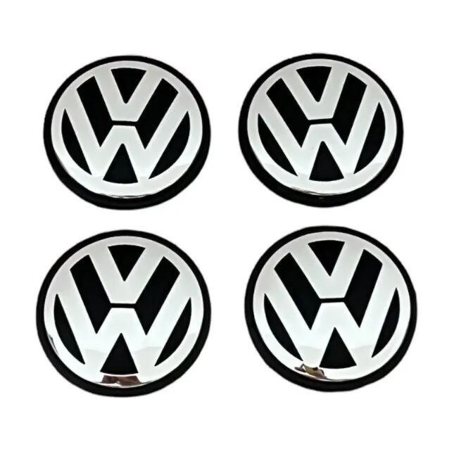 4 db 65 mm-es kerékvédő készlet, Golf, Polo, Passat, Tiguan és más VW modellekkel kompatibilis - Tartós anyag 3B7601171