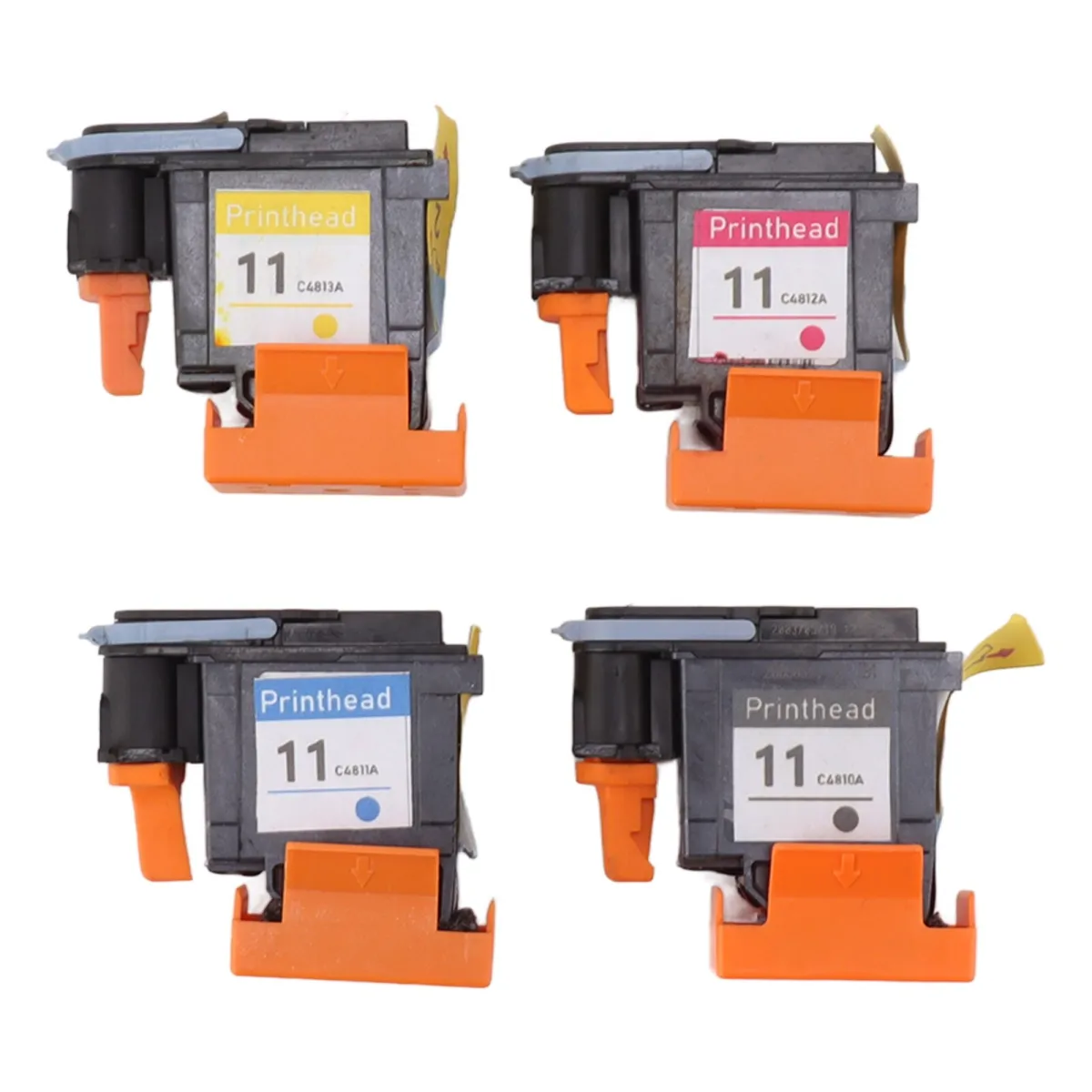 4 db Tovbmup nyomtatófej készlet, kompatibilis HP Designjet, ABS, többszínű