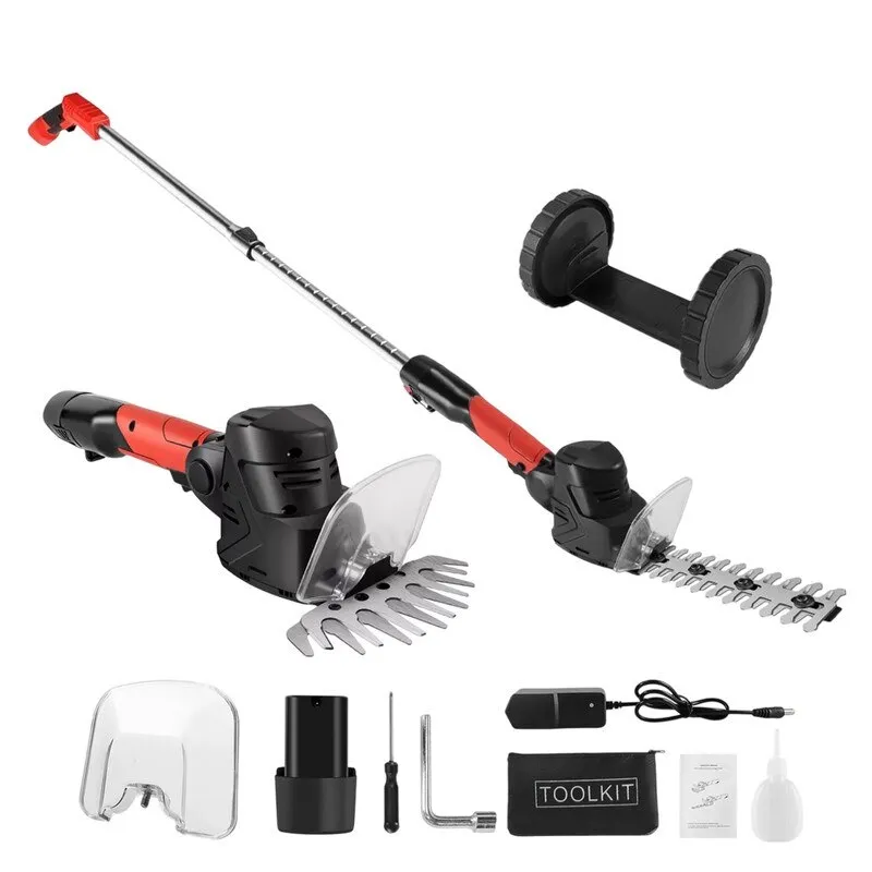4IN1 elektromos trimmer teleszkópos rúddal, 2 féle pengével, 12V, 1.15m-1.50m, 2.0kg