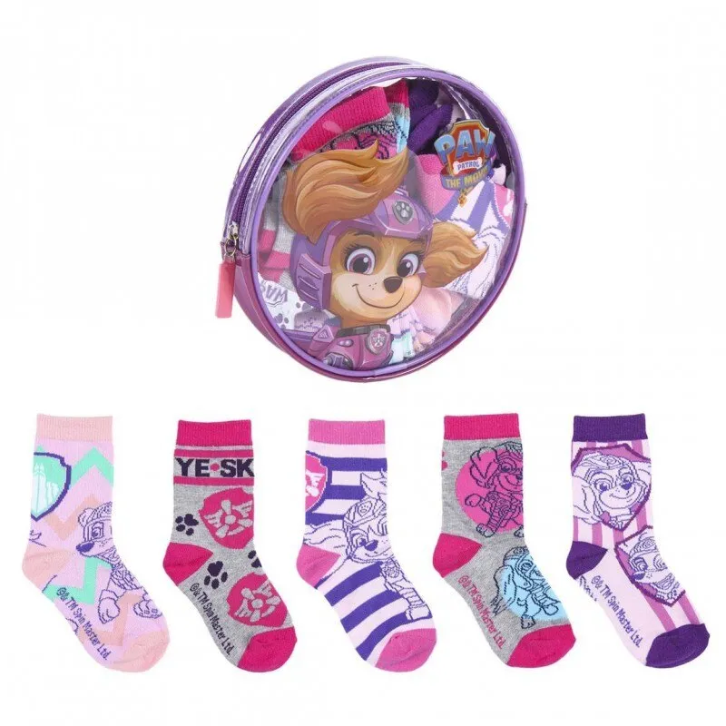 5 pár zokni készlet Paw Patrol, 22-30 EU, Multicolor