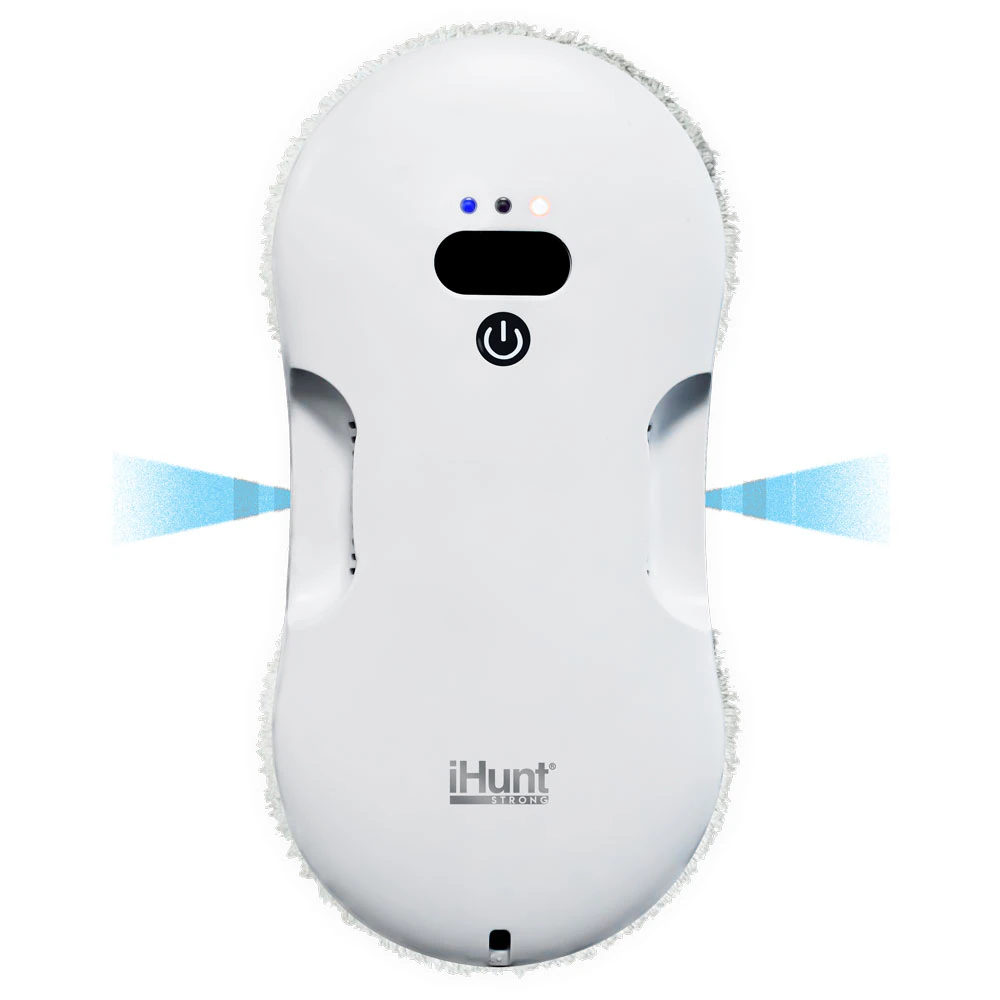 Ablaktisztító robot iHunt Smart Window Robot 4 PRO Twin Spray 2 permetezővel, vezérlés az alkalmazásból, beépített UPS, Távirányító és tartalék törlőkendők