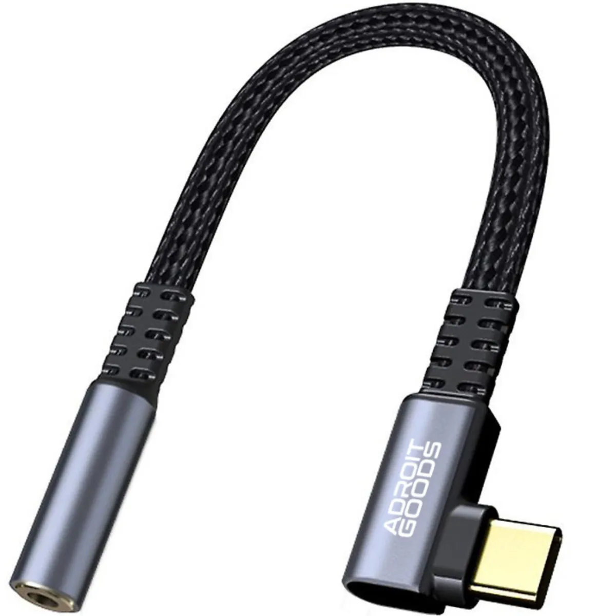AdroitGoods USB C-Aux-adapter - USB C-fejhallgató-csatlakozó - USB C-kiegészítő fejhallgató-csatlakozó