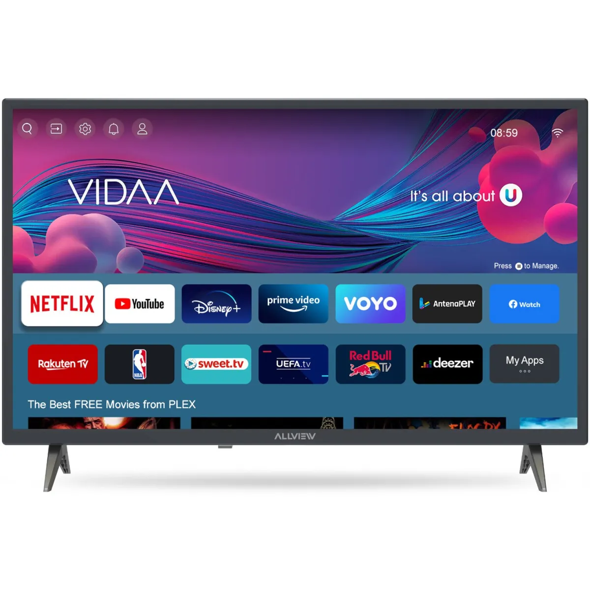 Allview 32iPlay6000-H LED Smart televízió, 81 cm, HD