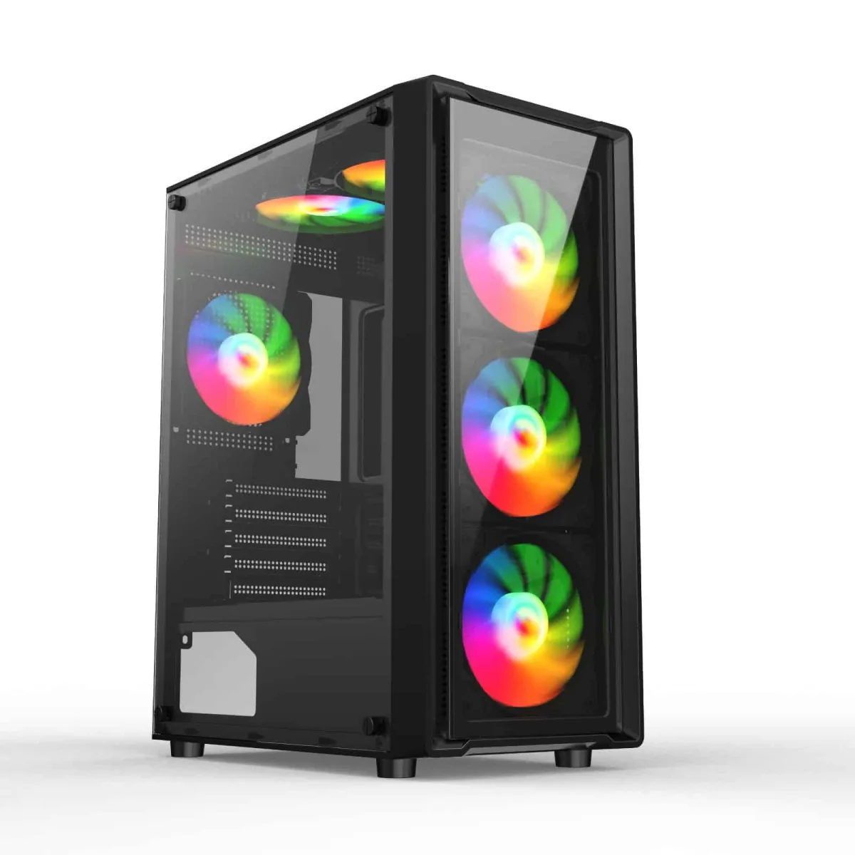 Asztali Számítógép GeFors Gaming Pro V2 Intel® SIX-Core™ i5-9400 4.1 Ghz TURBO, 16 GB RAM DDR4, 1000 GB SSD, Videokártya 8 GB GDDR5, Egér billentyűzet
