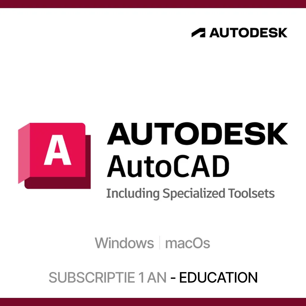 Autodesk AutoCAD, licensz, 1 év, 2 eszközre, macOS/Windows