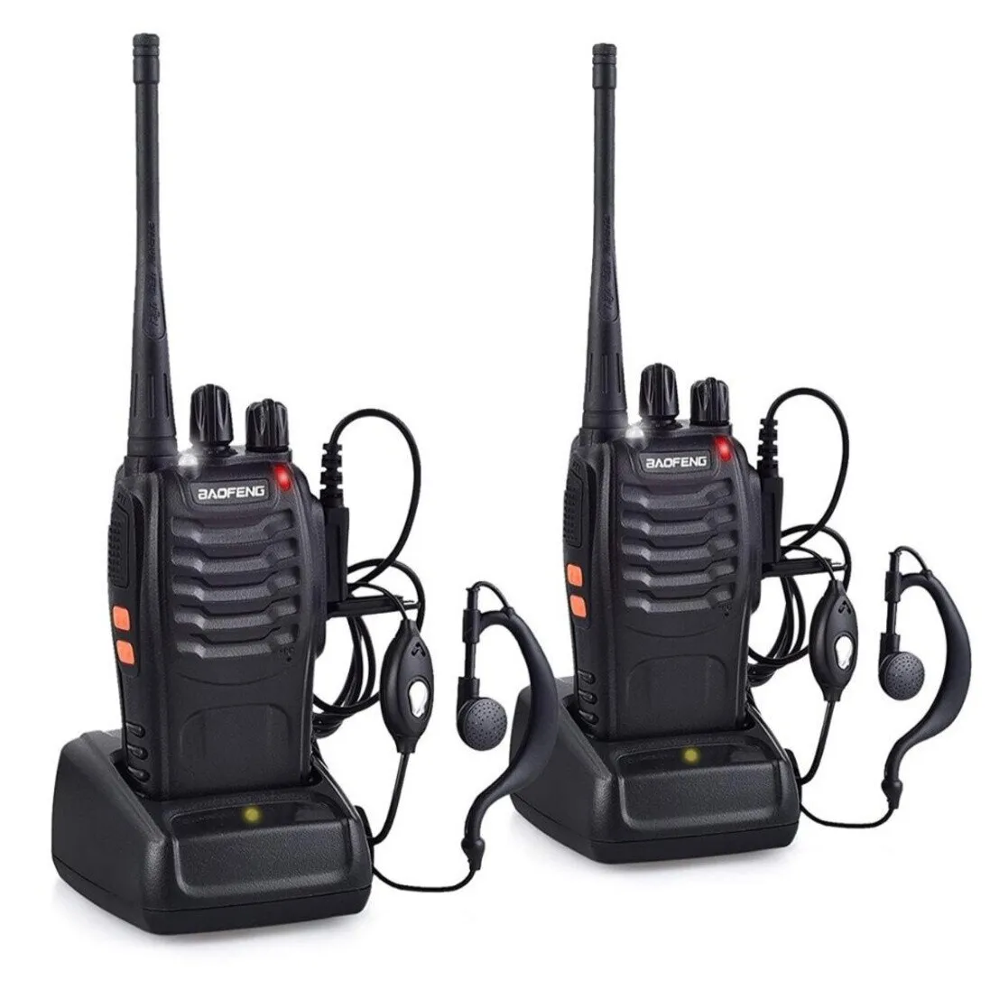 Baofeng BF-888S Két Hordozható Rádióállomás, 16 PMR Csatornán Programozva