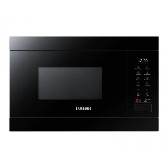 Beépíthető mikrohullámú sütő, Samsung, MS22T8254AB, 22 L, 850 W, 6 fokozat, Fekete