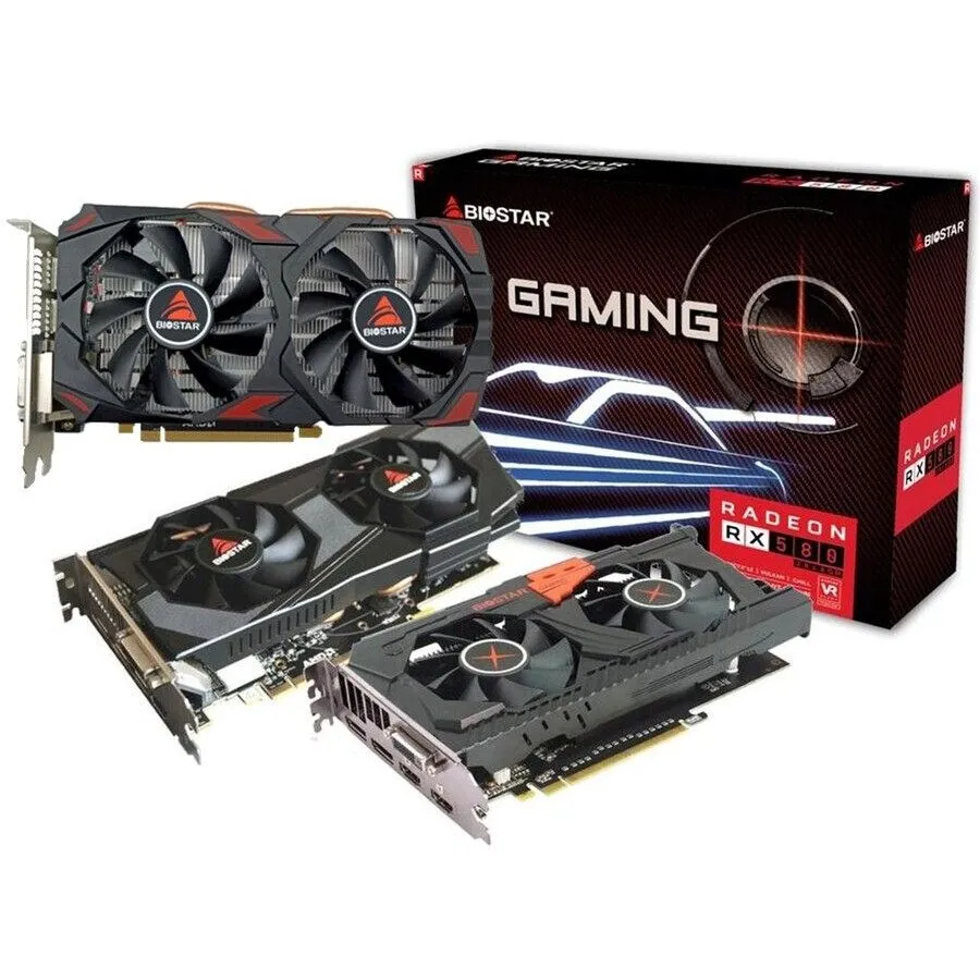 Biostar Radeon RX580 8GB DDR5, 238857, Videókártya