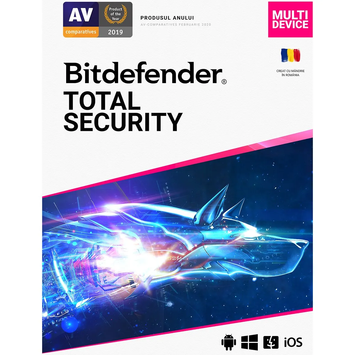 Bitdefender Total Security - 1 év, 5 eszköz, kiskereskedelmi forgalomban