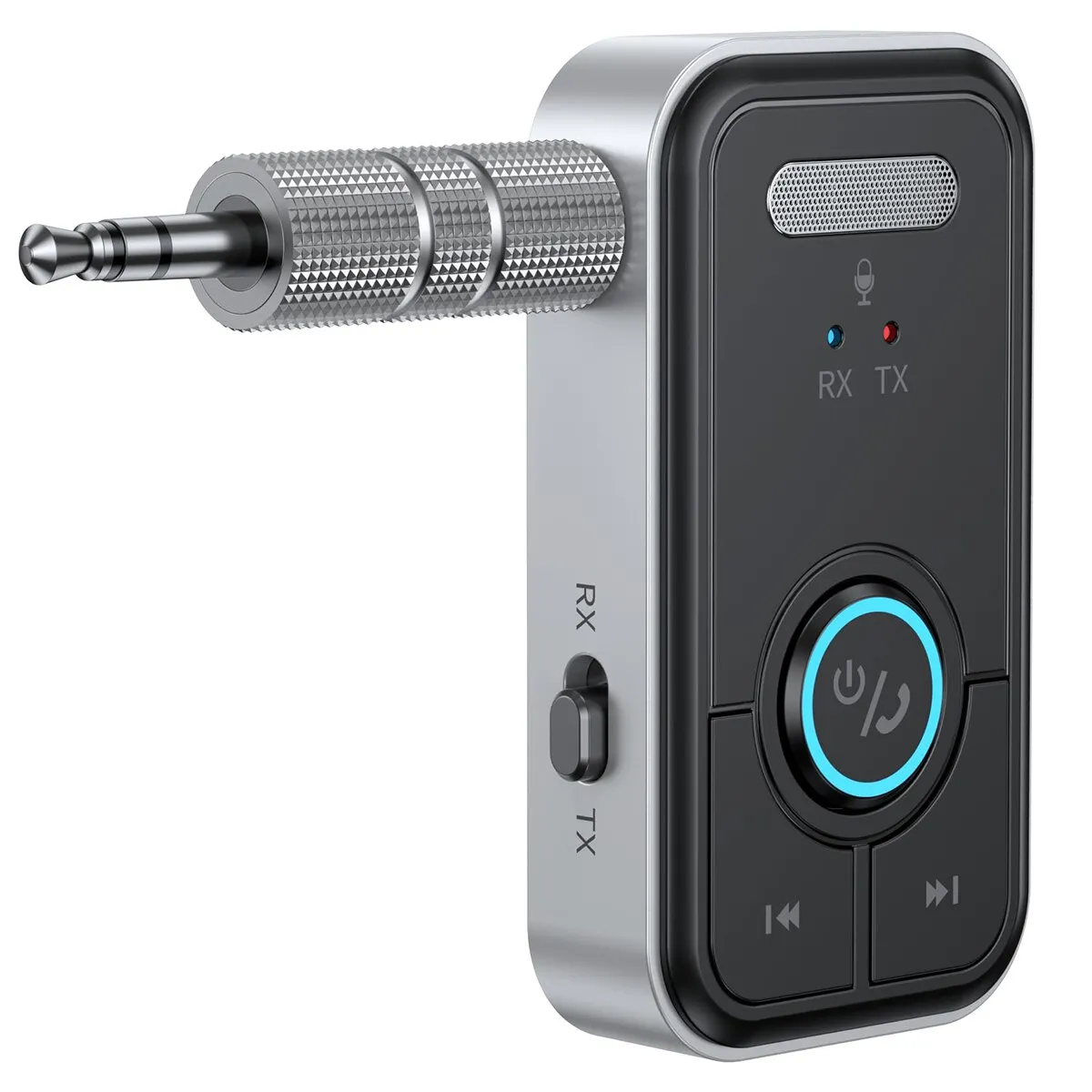 Bluetooth 5.3 adapter, Jeswo, TX/RX adó és vevő, 10M, fekete