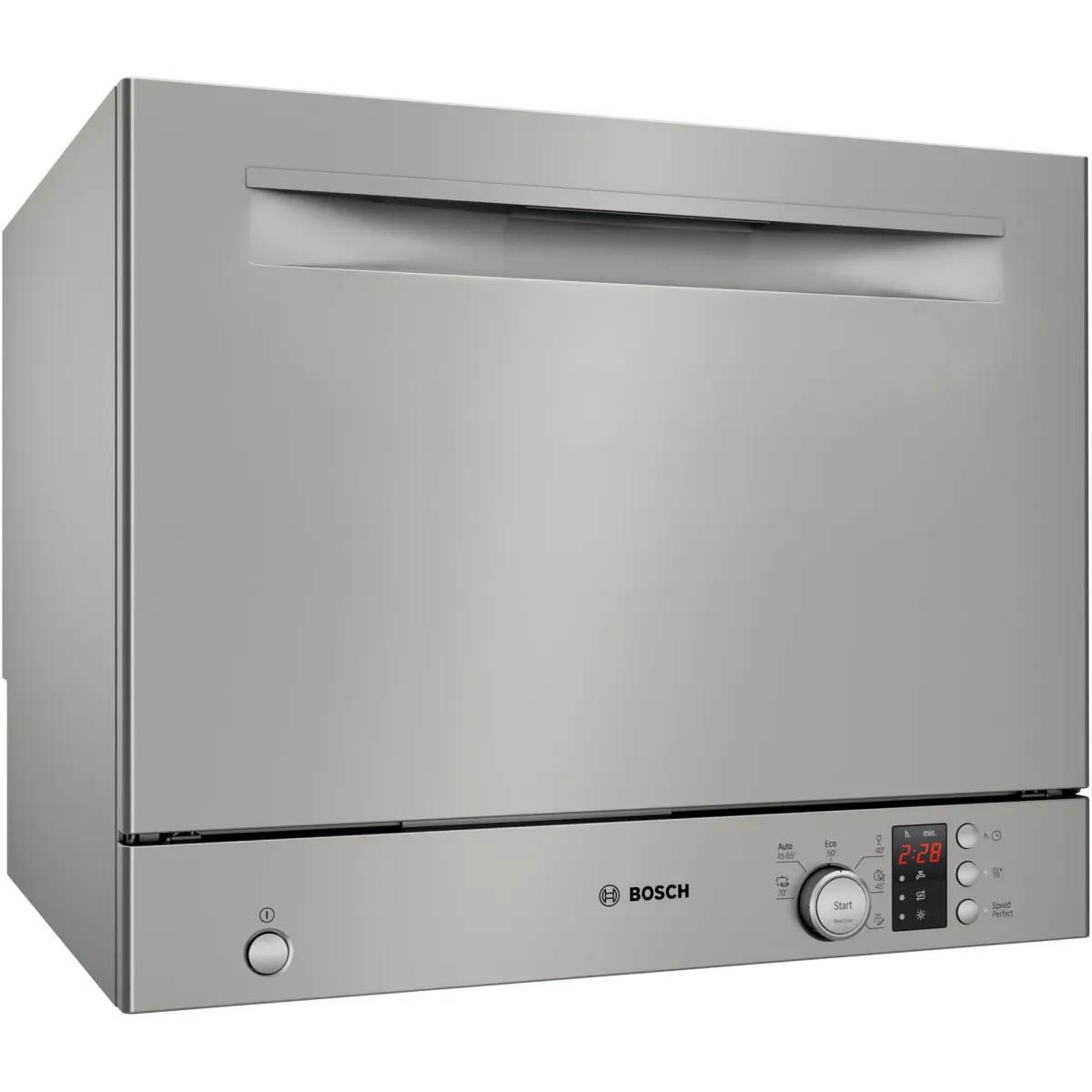 Bosch SKS2ITI00E mosogatógép, 6 teríték, 6 program, ExtraDry, EcoSilence Drive, E energiaosztály, 45 cm, rozsdamentes acél