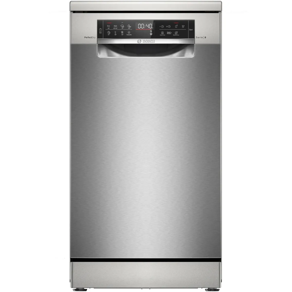 Bosch SPS6YMI14E, mosogatógép, 10 szett, 8 program, Home Connect, AquaStop, PerfectDry, B energiaosztály, 45 cm, Rozsdamentes acél