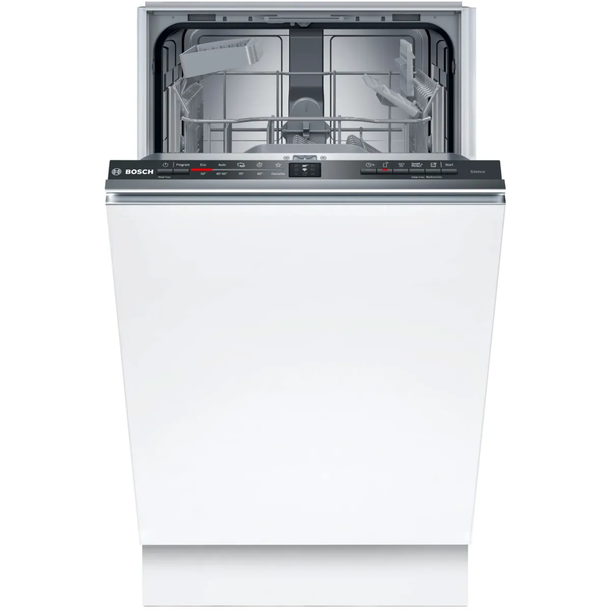 Bosch SPV2HKX42E, Beépíthető mosogatógép 10 szett, 5 program, E energiaosztály, Home Connect, 45 cm