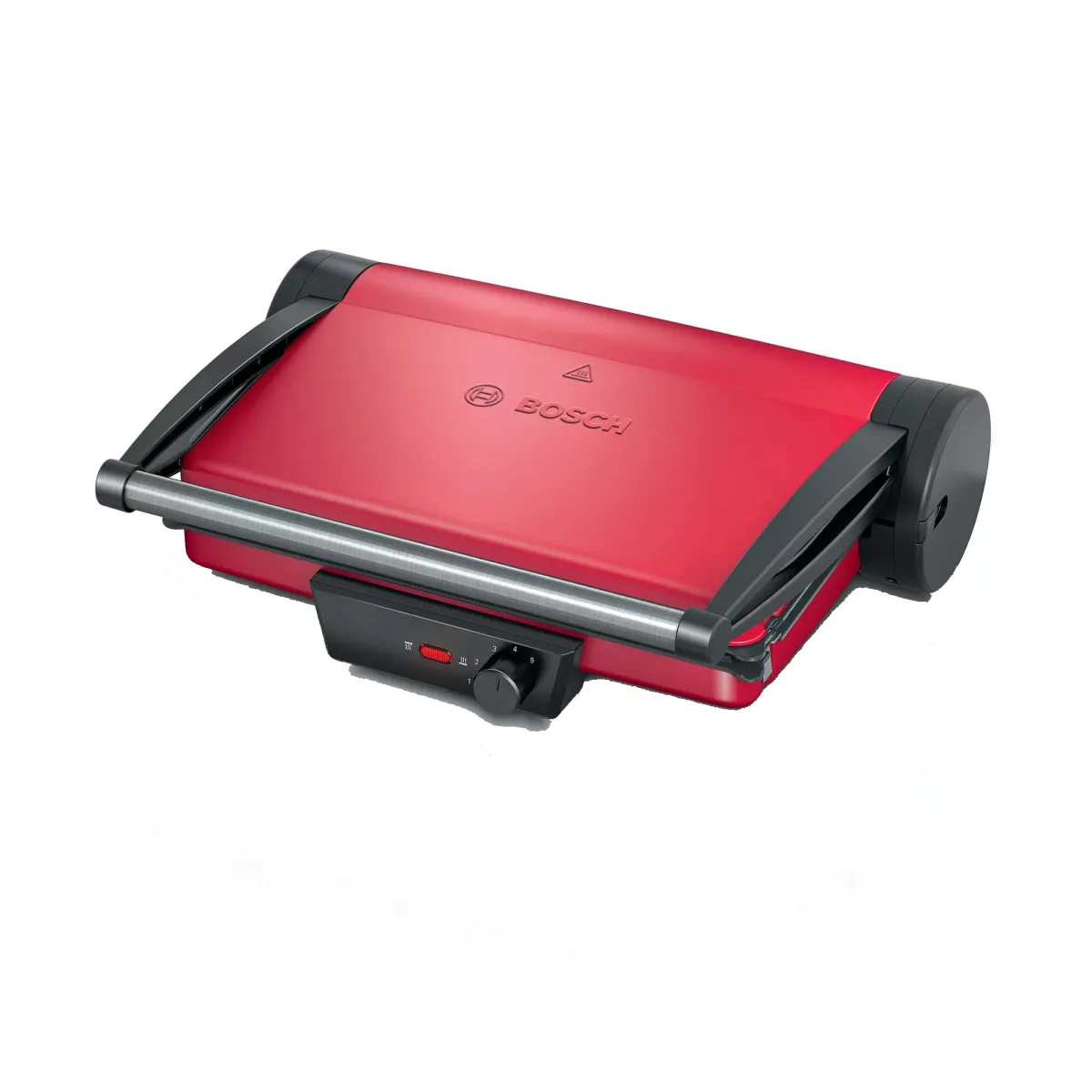 Bosch TCG4104 kontaktgrill, 2000W, nagy méretű grillfelület, piros