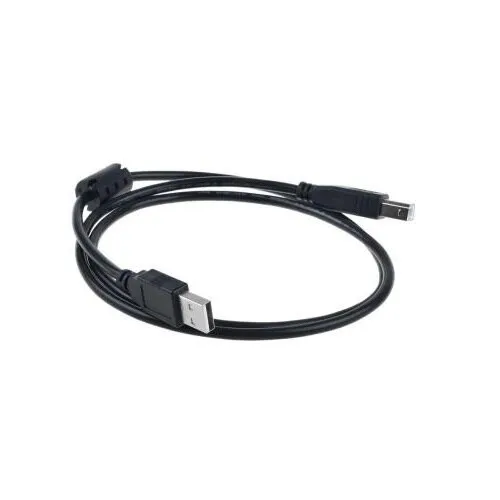 CablExpert Árnyékolt adatkábel, USB-A / USB-B, nyomtatók, fénymásolók, szkennerek vagy faxok csatlakoztatásához, 1,4 m hosszú, fekete