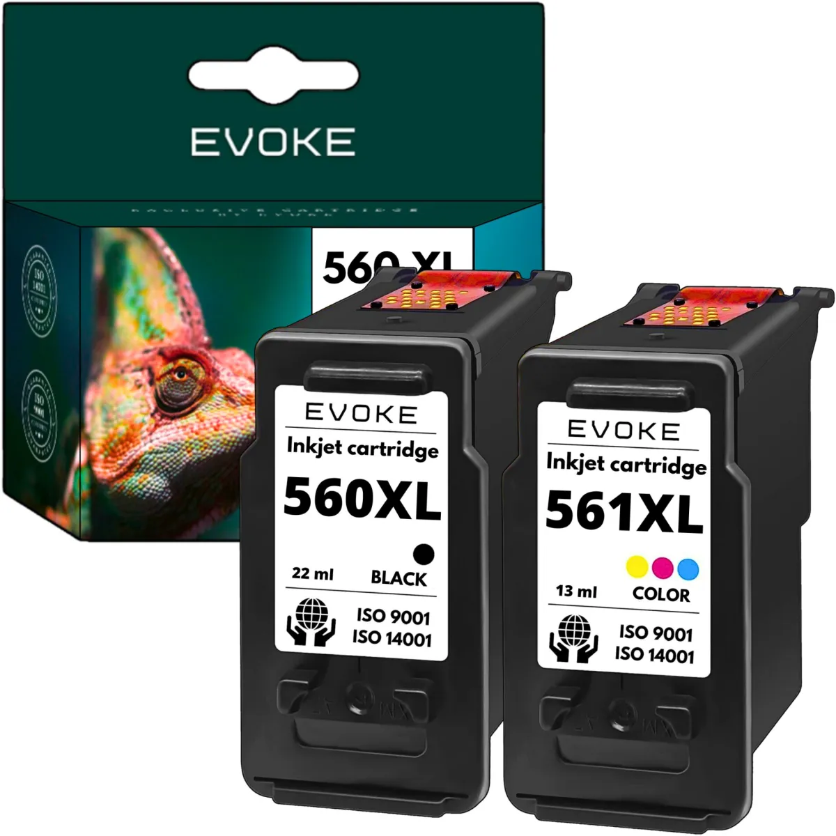 Canon nyomtatópatron PG 560 XL fekete + CL 561 XL színes, tintakészlet, 615 oldal fekete, 442 oldal színes, kompatibilis a PIXMA TS5350, TS5350a, TS5351, TS5352, TS7450