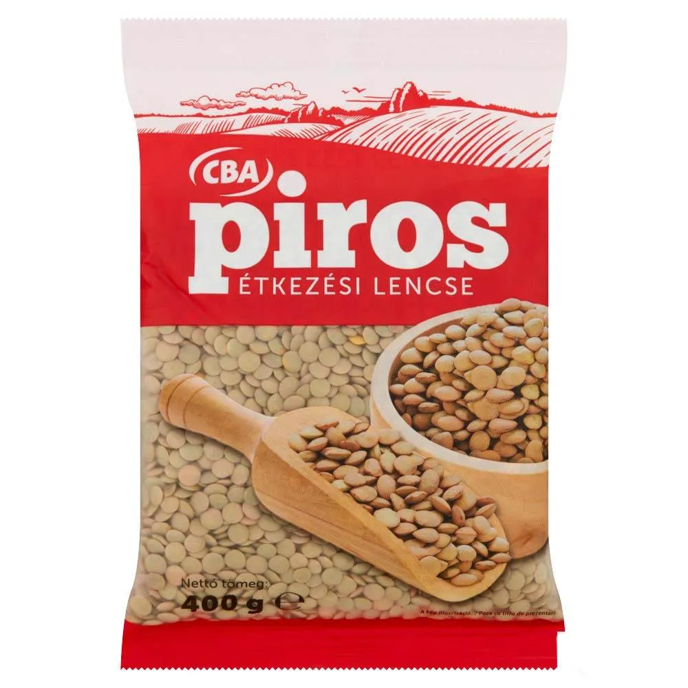 CBA Piros szárított lencse, 400 g
