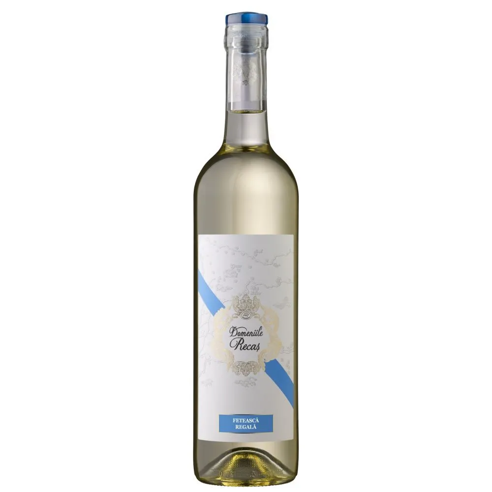 Domeniile Recas fehérbor, Feteasca Regala, Demisec, 0,75 l