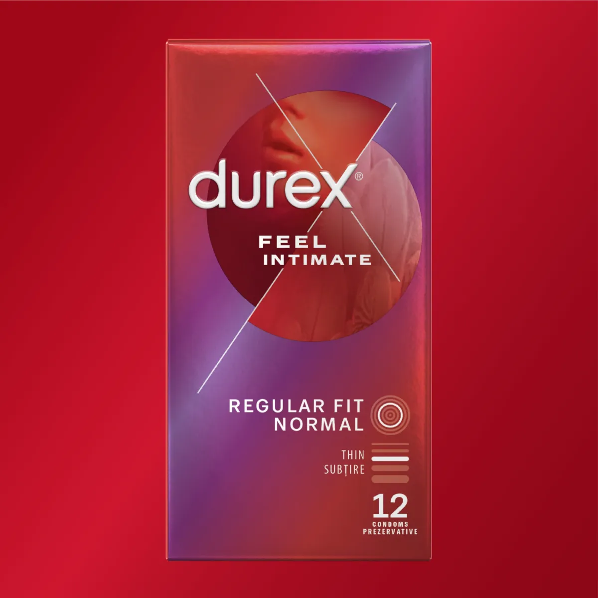 Durex Feel Intimate óvszer, 12 db