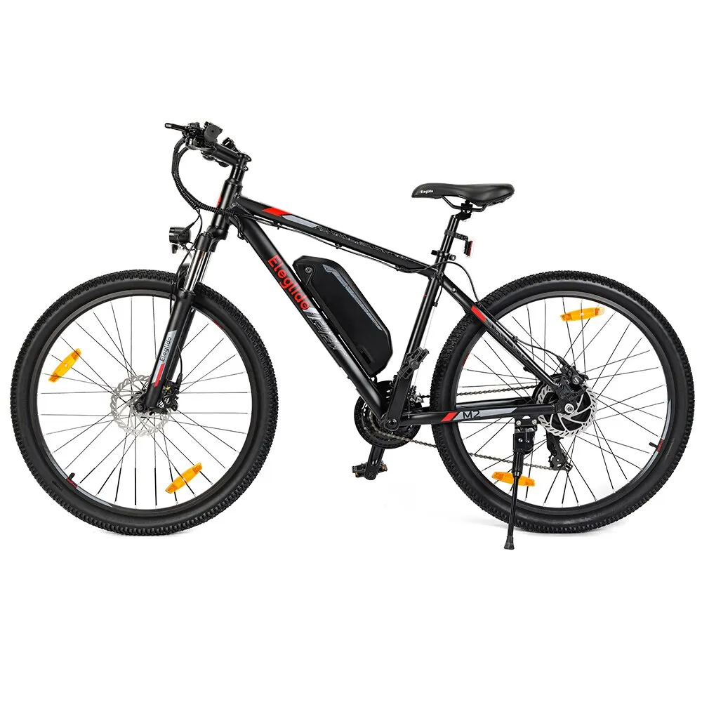 Eleglide M2 elektromos kerékpár, 29"x2,4", 550W, 25km/h, 15Ah, 24 sebesség, hidraulikus fékek, hidraulikus felfüggesztés, fekete