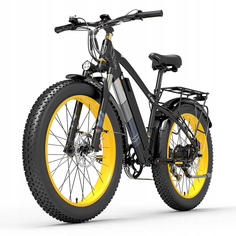 Elektromos kerékpár Lankeleisi XC400 1000W 48V 17.5AH 40kM/H 120KM Olajfék 26" MTB