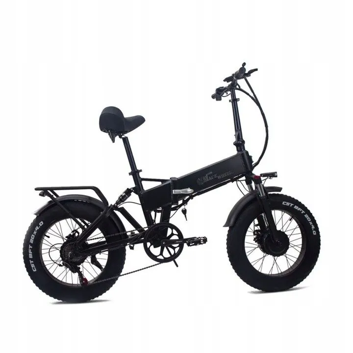 Elektromos kerékpár RX20MAX 1500W 48V17Ah 20INCH 110KM fekete olajfék