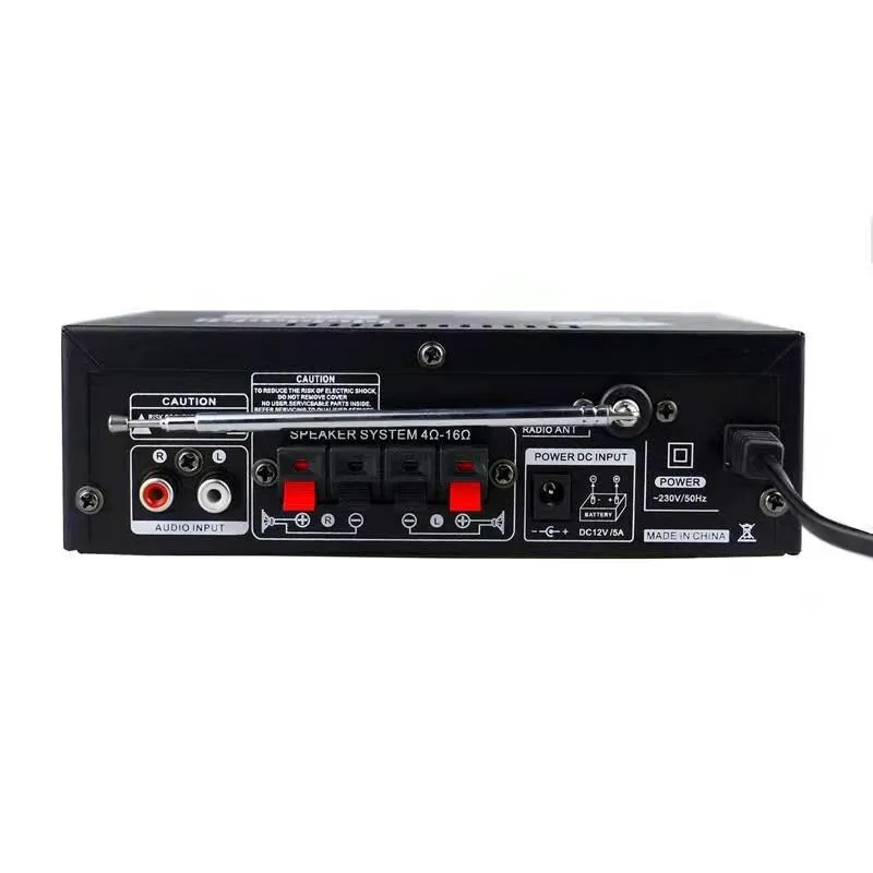 Erősítő hangszórókhoz, Bluetooth csatlakozás, 47K felbontás, HiFi hangminőség, frekvencia 20-20KHZ, jel-zaj arány 80db, fekete