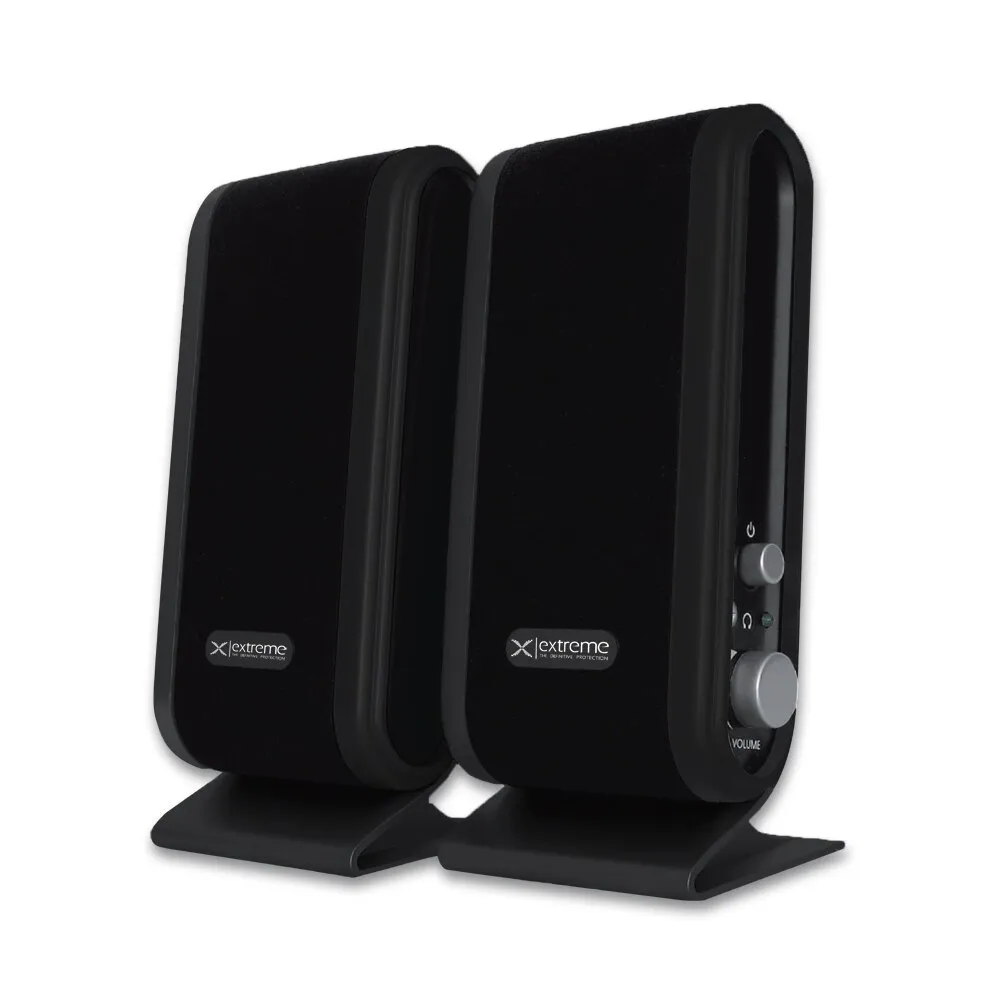 Extreme Fusion 2.0 hangszórók, Pc, Mac, USB és 3,5 mm-es csatlakozóval, hangerő-szabályozás, fejhallgató bemenet
