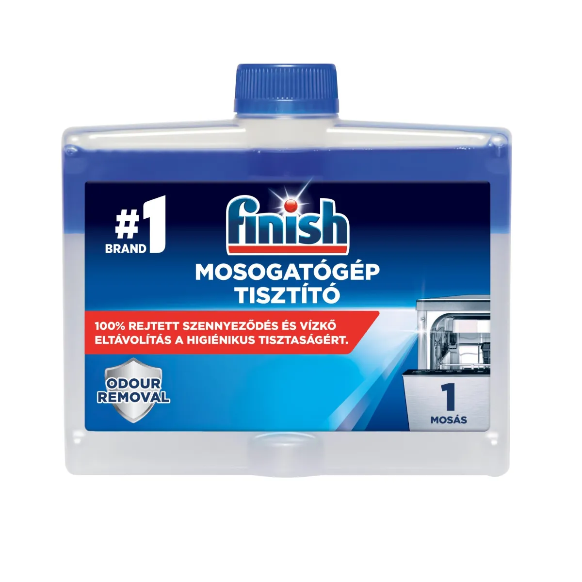 Finish mosogatógép tisztító oldat, 250 ml