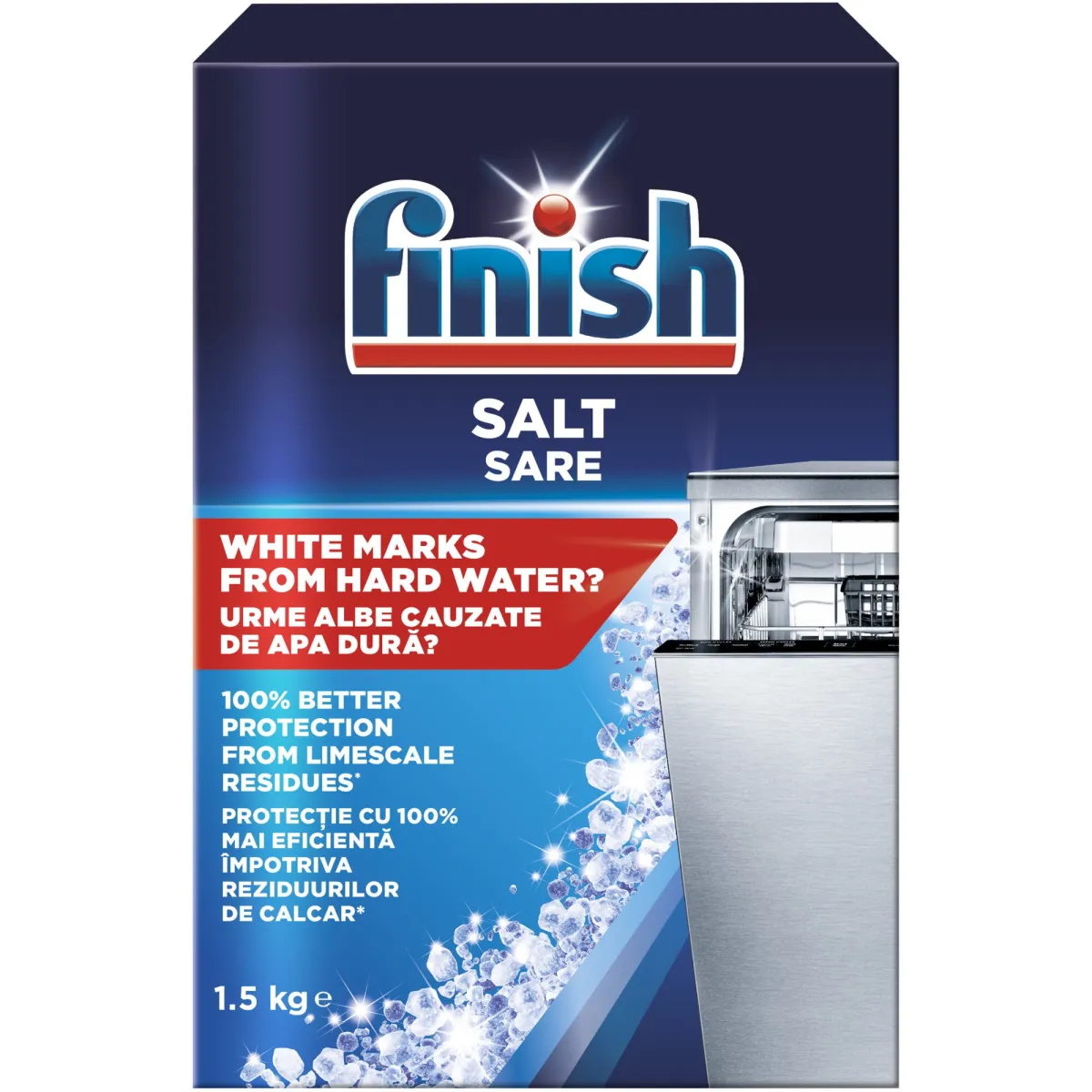 Finish speciális só mosogatógépekhez, 1.5 kg