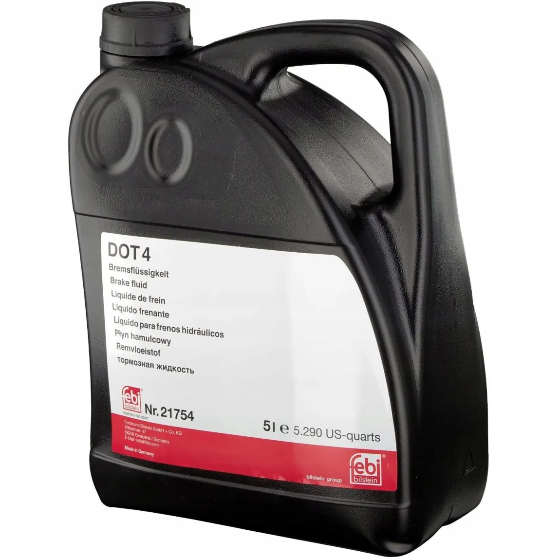Fékfolyadék FEBI BILSTEIN, DOT 4, 5L, 21754
