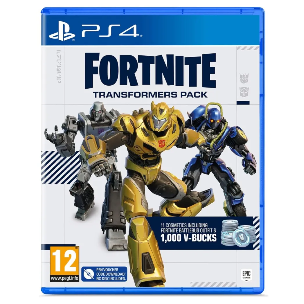 Fortnite Transformers Pack PlayStation 4 (Code in a Box) Játékszoftver
