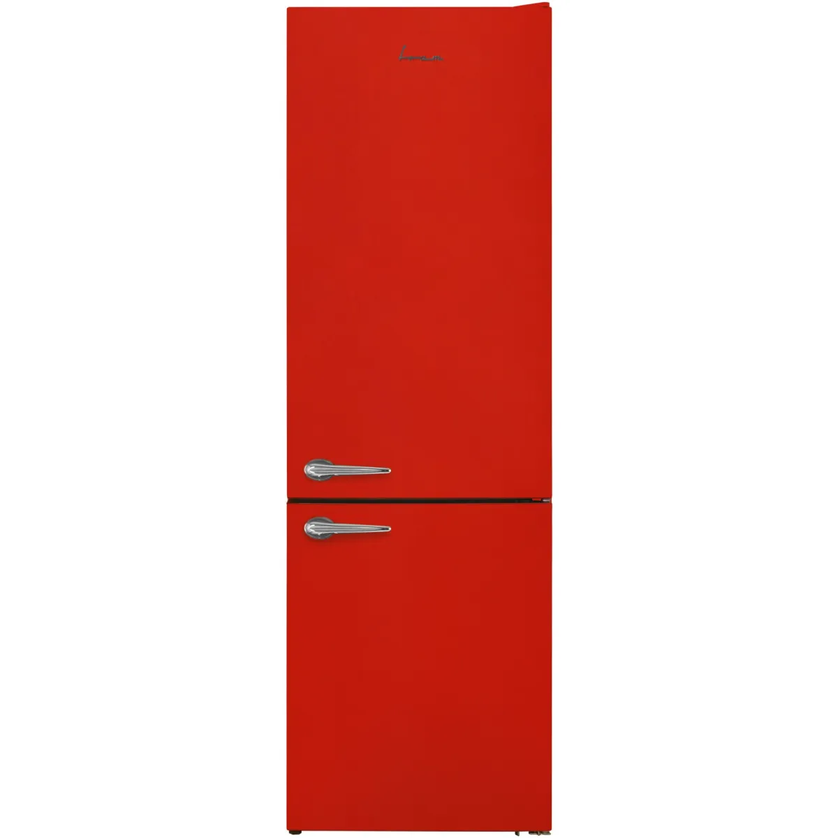 Fram FC-VRL2681RDE++ hűtőszekrény, 268 l, Less Frost, E energiaosztály, LED világítás, Mechanikus vezérlés, M 170 cm, Piros