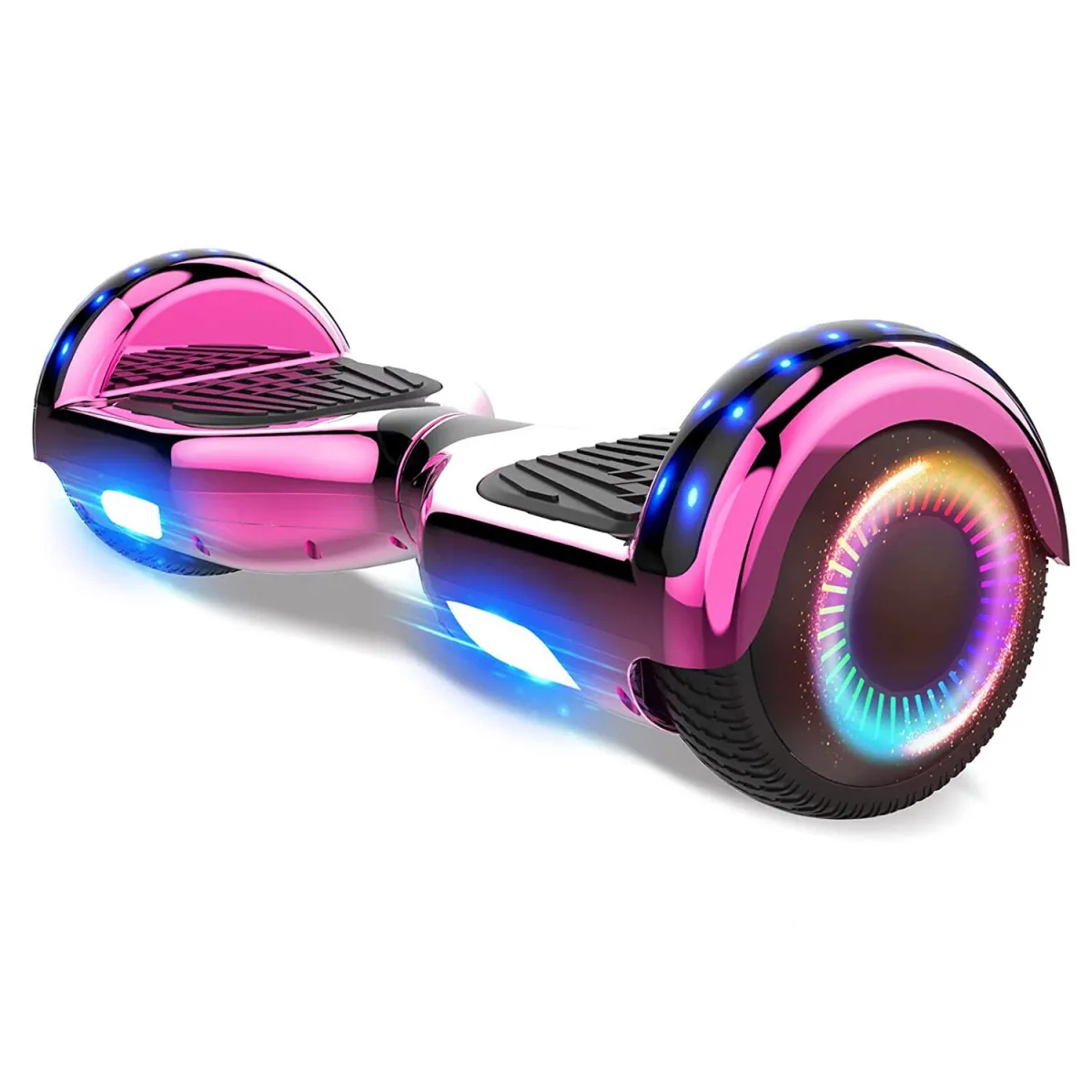 GeekMe hoverboard, 6,5" LED, Bluetooth, önkiegyensúlyozó, intelligens, sebesség 12-14km/h, divatos, rózsaszín