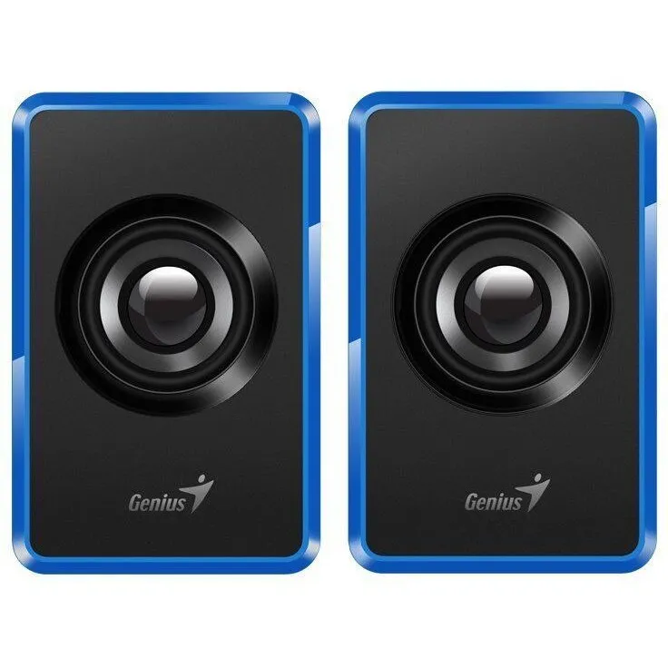 GENIUS 2.0 hangszórók, RMS: 3 W (2 x 1,5 W), USB táp, 1,2 m, kék