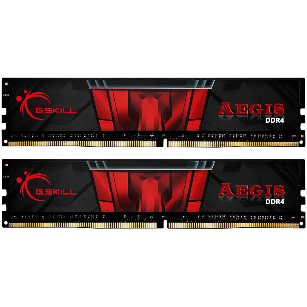 G.Skill Aegis 16GB/3200MHz DDR4 fekete (2x8GB) (F4-3200C16D-16GIS) memória
