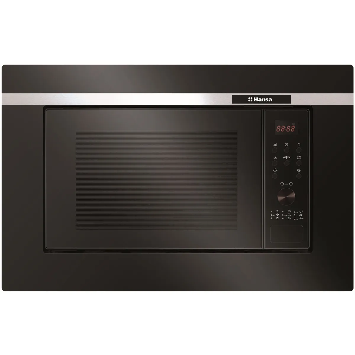 Hansa AMG20BFH beépíthető mikrohullámú sütő, 20 L, 700 W, Grill, Fekete