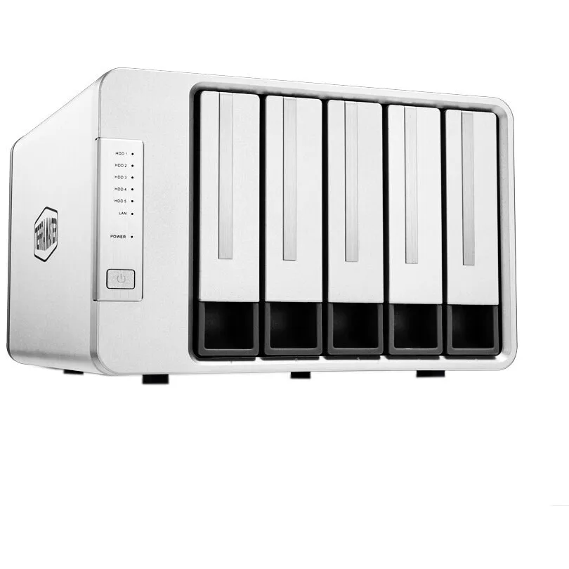 Hálózatra csatlakoztatott Terramaster F5-422 tároló, Intel® Celeron® J3455 1,5 GHz-es processzorral, 4-rekeszes, 4 GB RAM-mal