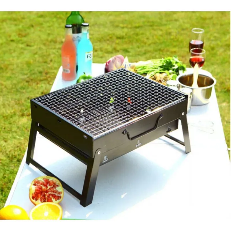 Hordozható mini grillsütő - faszenes