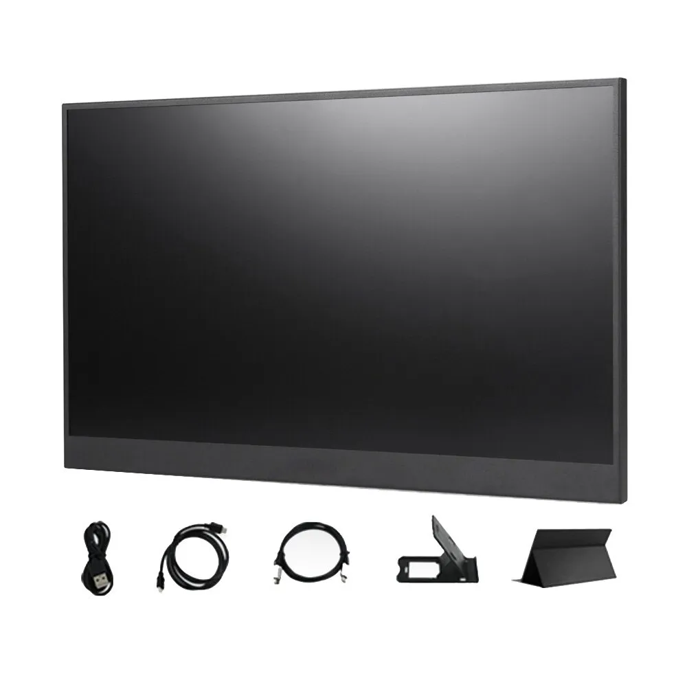 Hordozható monitor 17,3", Full HD 1080P, 144 Hz, fekete, beépített hangszórókkal, VESA támogatás