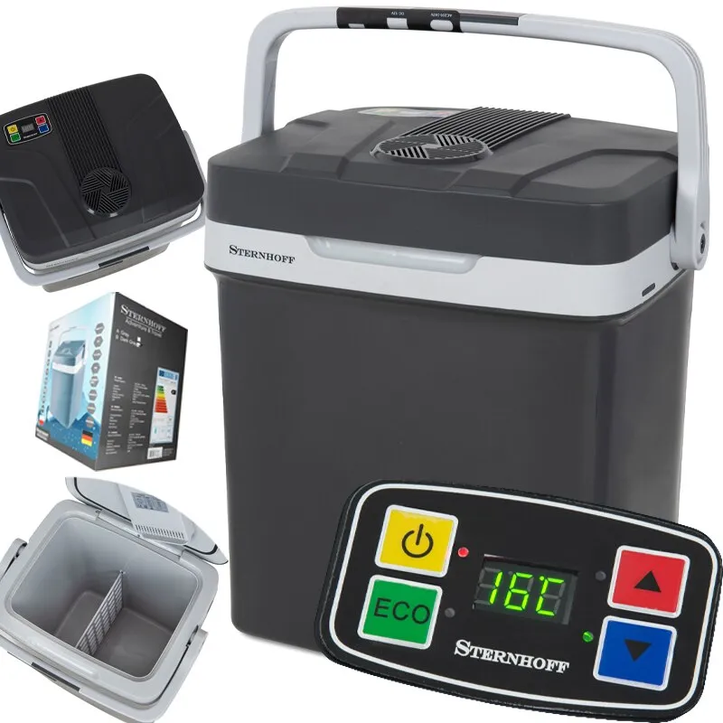 Hűtőláda, Maverick, 30 l, LCD, Fekete