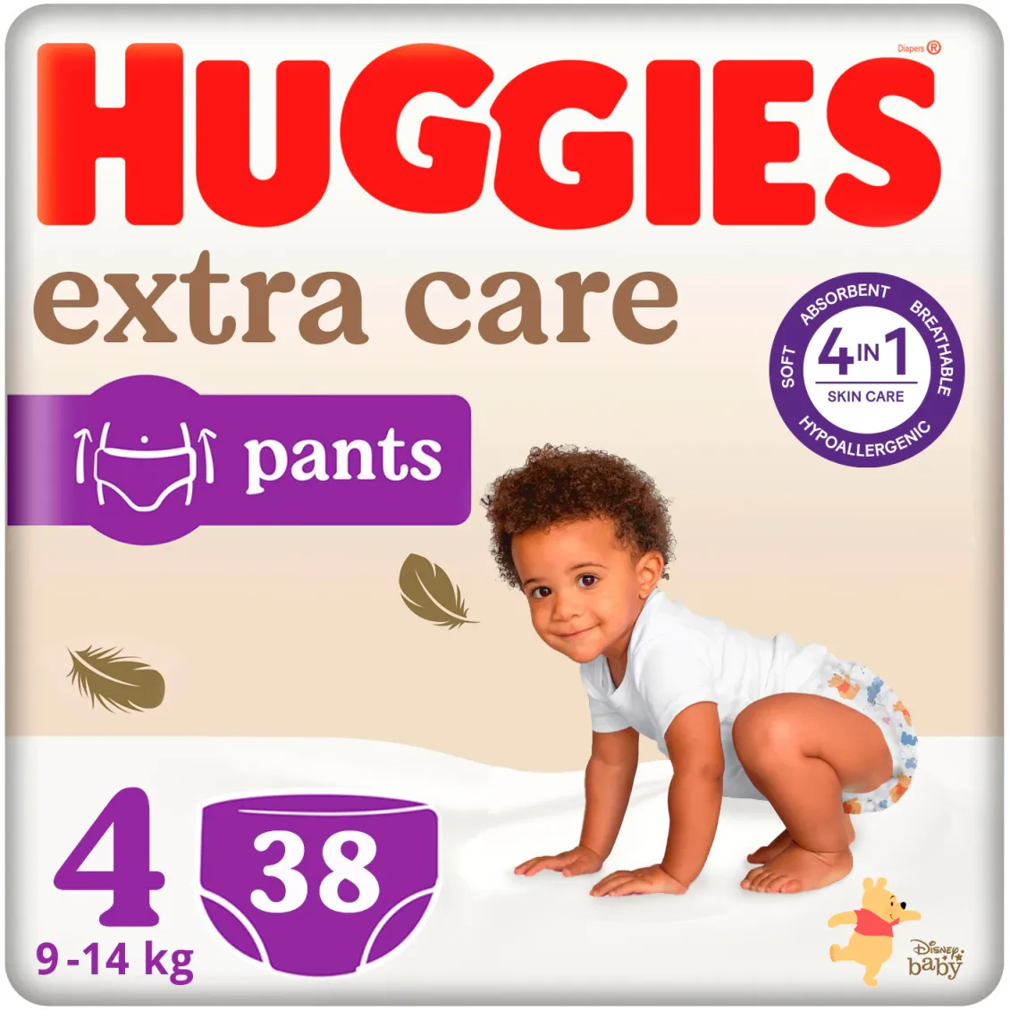 Huggies Elite Soft Pants 4 bugyi pelenka, 38 db, 9-14 kg