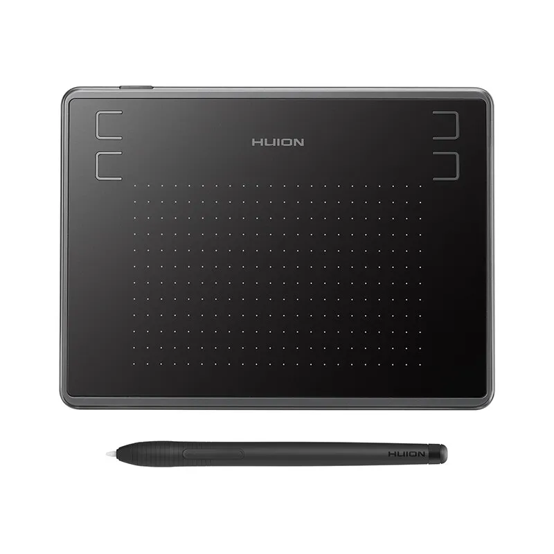 Huion Digitális rajztábla, 4,8 x 3", Windows, MacOS és Android rendszerekkel kompatibilis, 4 gyorsbillentyűvel, 233 PPS, 4096 nyomásszint, Akkumulátor nélküli toll, 8 tartalék heggyel