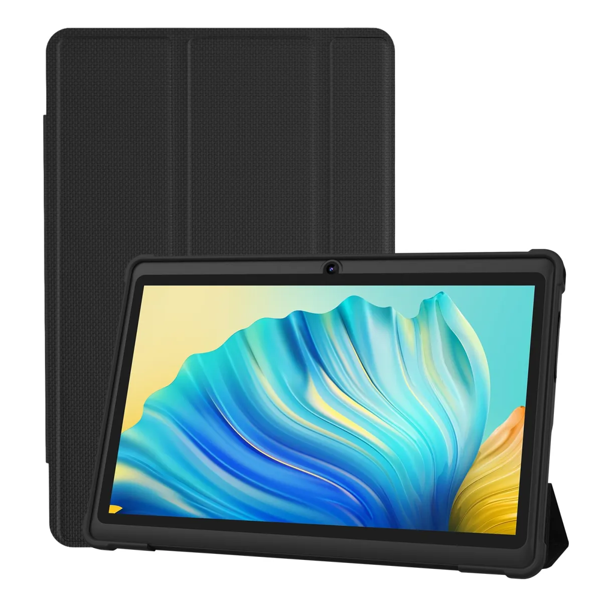 ILIKE 7" üzleti tablet, Android 11, Google GMS táblagépekhez, védőtokkal ellátott tabletta, 2 GB RAM, 32 GB ROM, 7 Inch IPS képernyő HD felbontással, 0.2 MP előlapi kamera + 3 MP fő kamera, 3500mAh Akku, Wi-Fi, GPS, védőtokot tartalmaz, Fekete