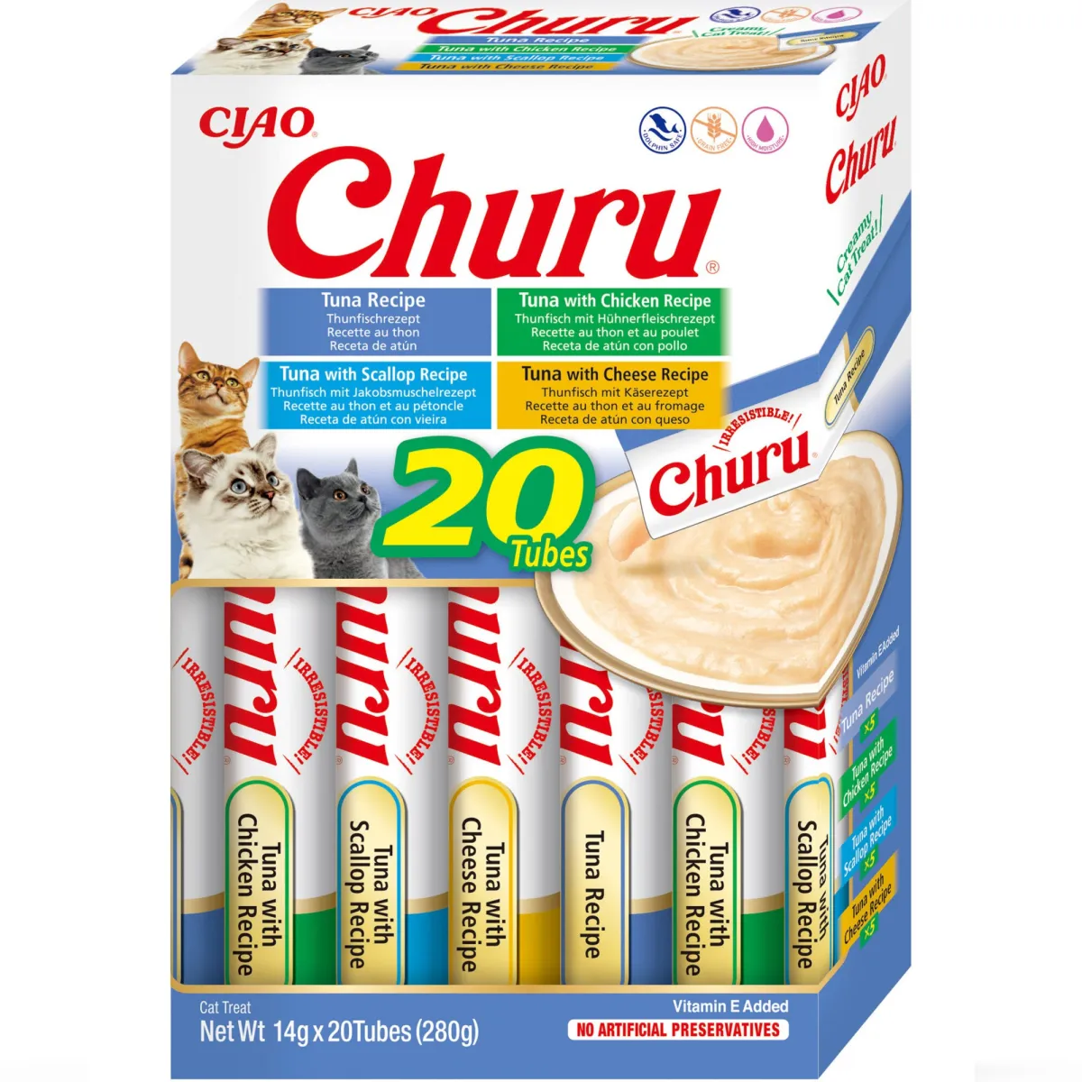 Inaba Churu Macskacsemege, Tonhal, 20 db